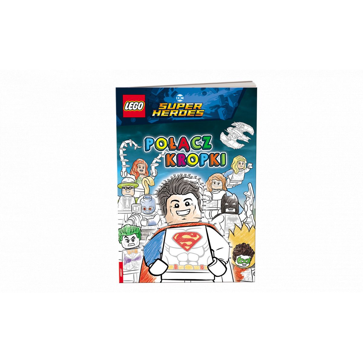 Książka dla dzieci Ameet LEGO® DC COMICS SUPER HEROES. POŁĄCZ KROPKI (SPCS 6450)