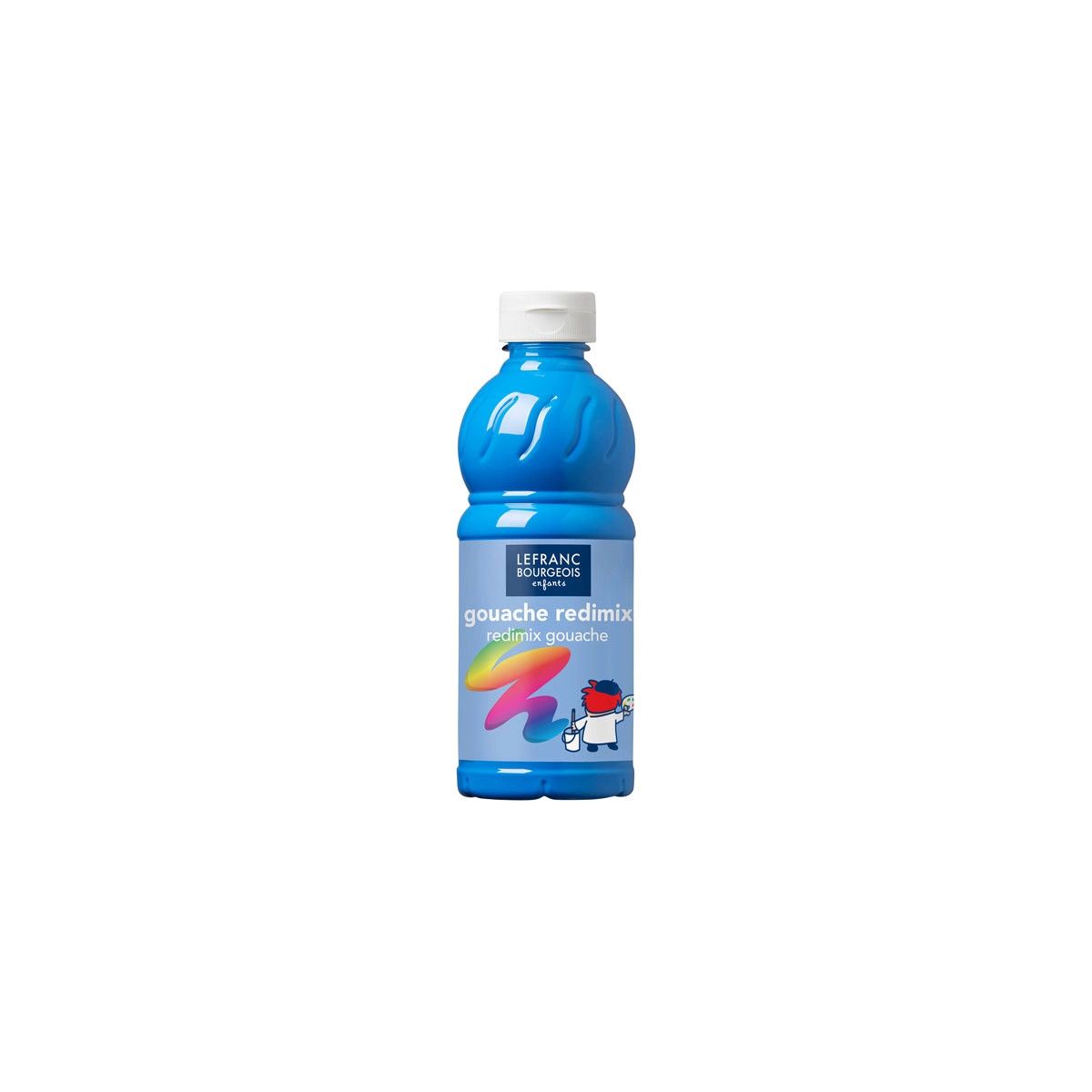 Farba tempera Lefranc&Bourgeois REDIMIX kolor: niebieski fluorescencyjny 500ml 1 kolor. (188020)