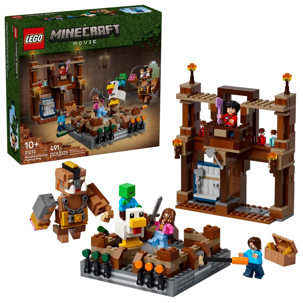 Klocki konstrukcyjne Minecraft Ring w Leśnym dworze Lego (21272)