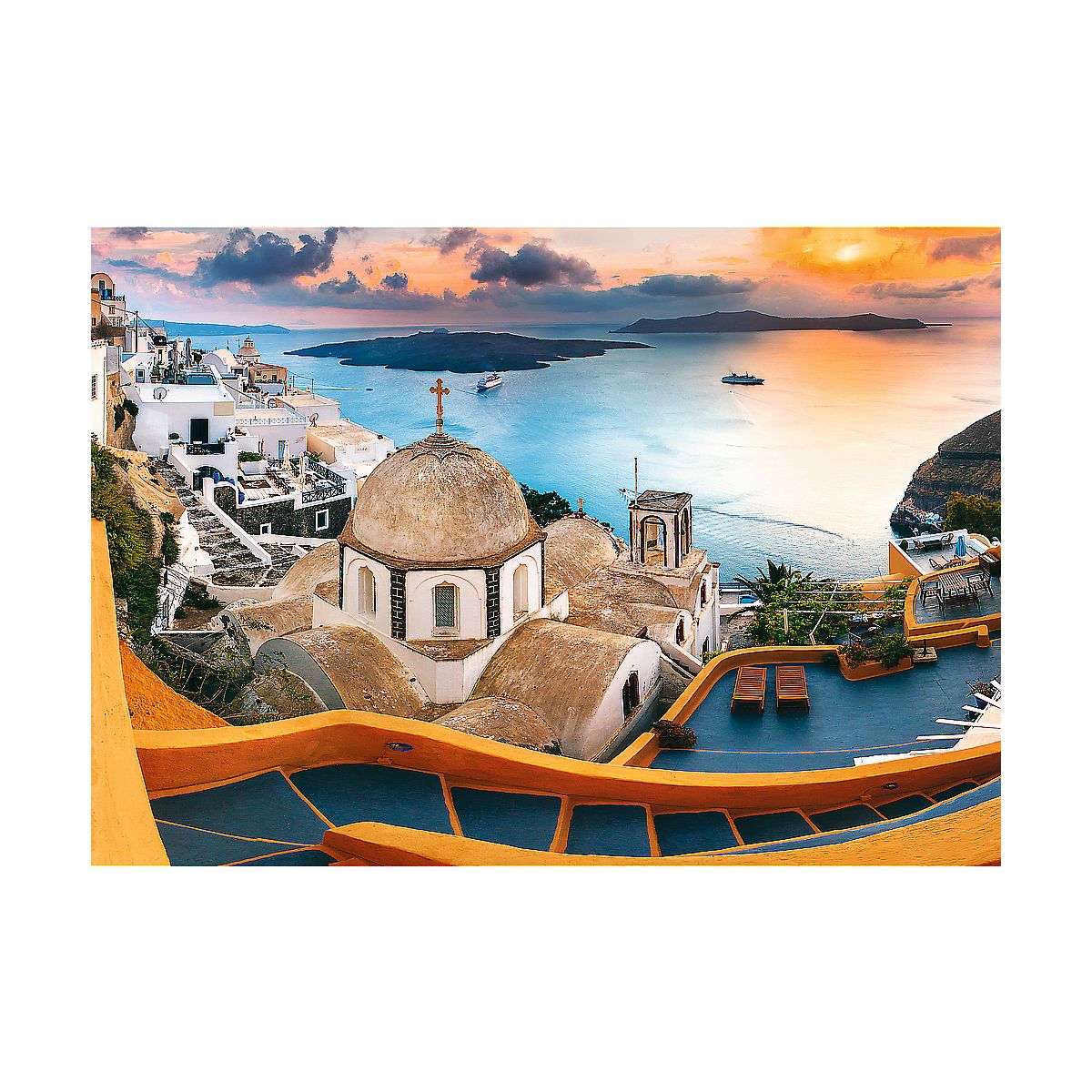 Puzzle Trefl Bajkowe Santorini 1000 el. (10445)