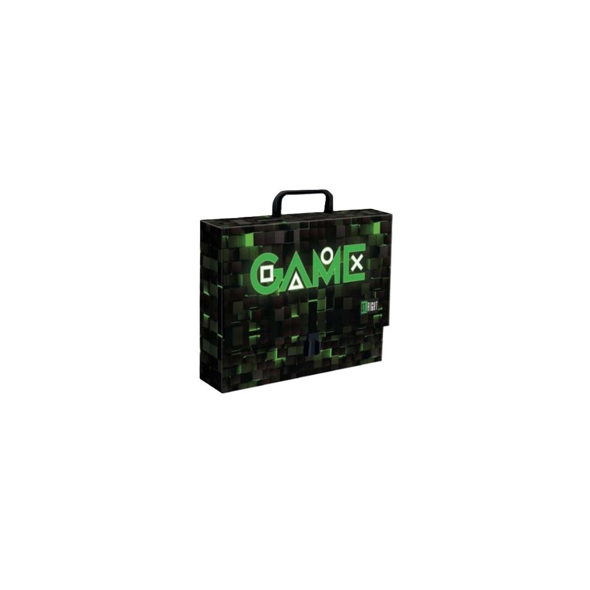 Teczka kartonowa na zatrzask Game green A4 mix Unipap