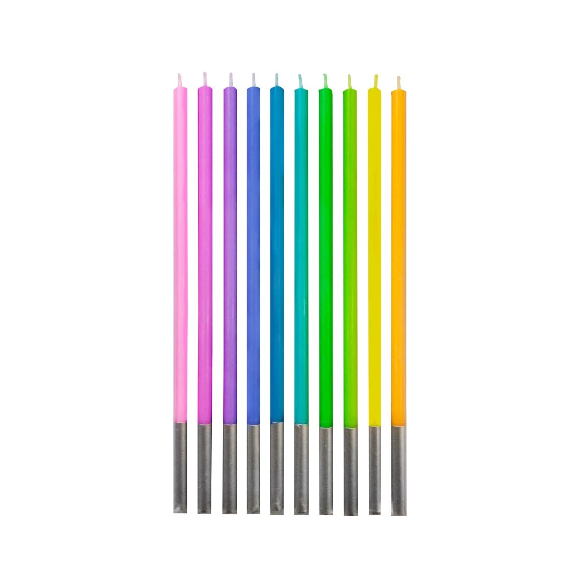 Świeczka urodzinowa pastele 10szt./14,5 cm Godan (7C-SUPA)