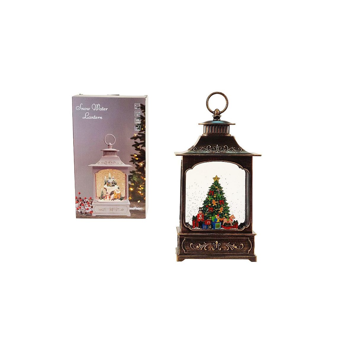 Lampki świąteczne LED, z motywem świątecznym, 35x17x8cm Adar (602168)