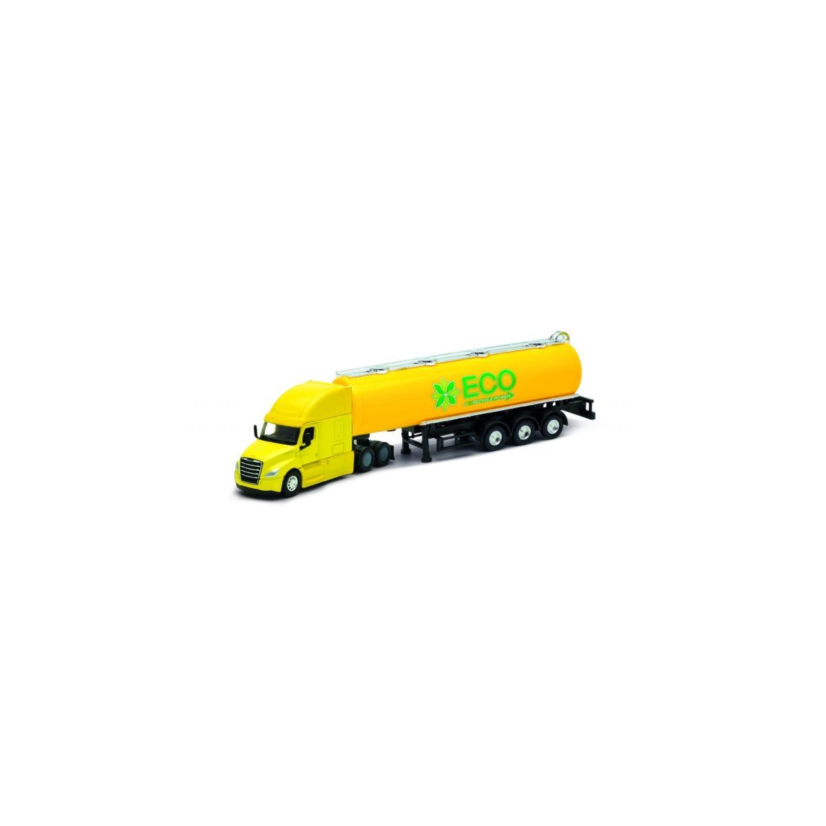 Ciężarówka Dromader Welly Truck z przyczepą 1:64 Freightliner Cascadia cysterna (58010)