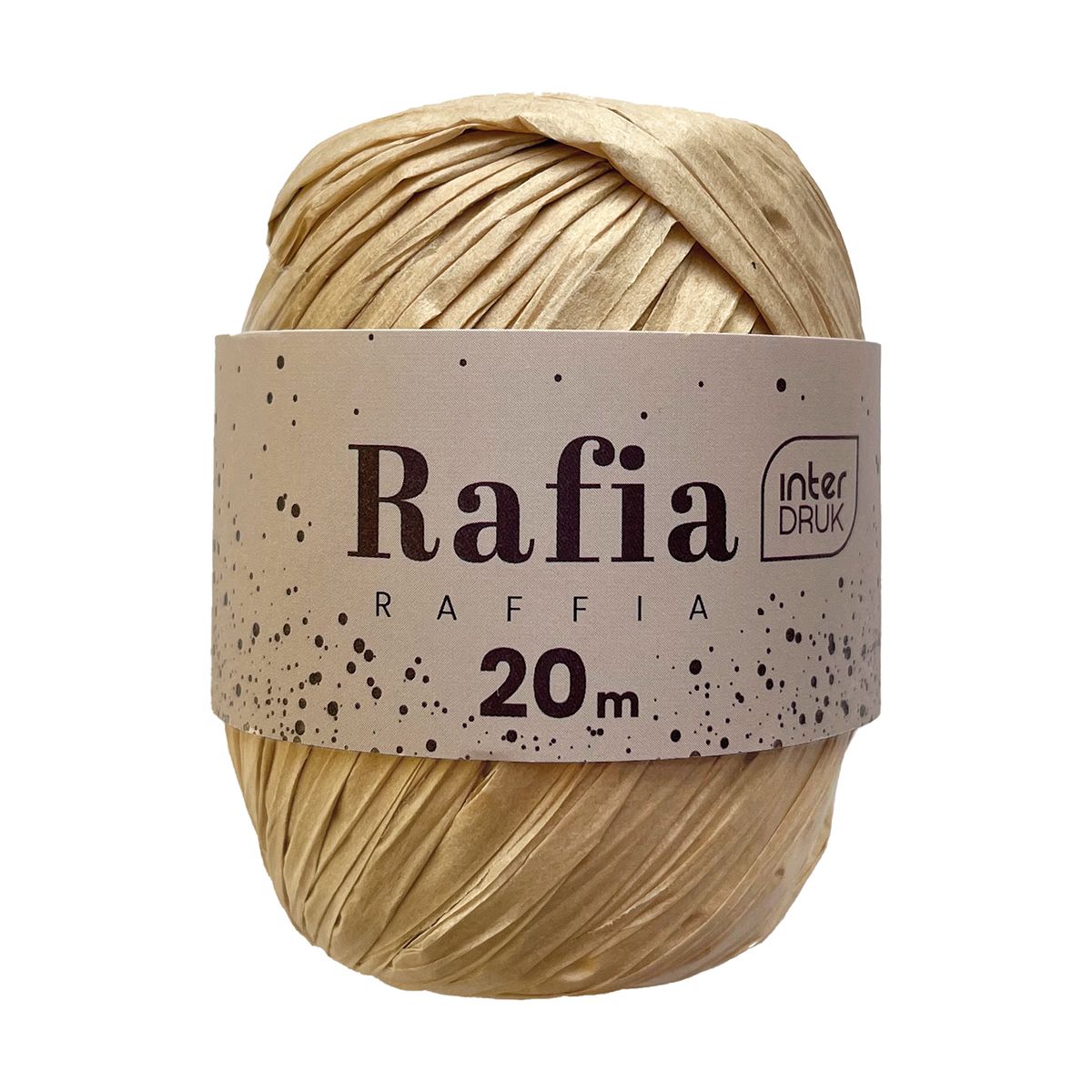 Rafia satin gold na szpulce 5902277345547 mix 20m Interdruk (20 m)