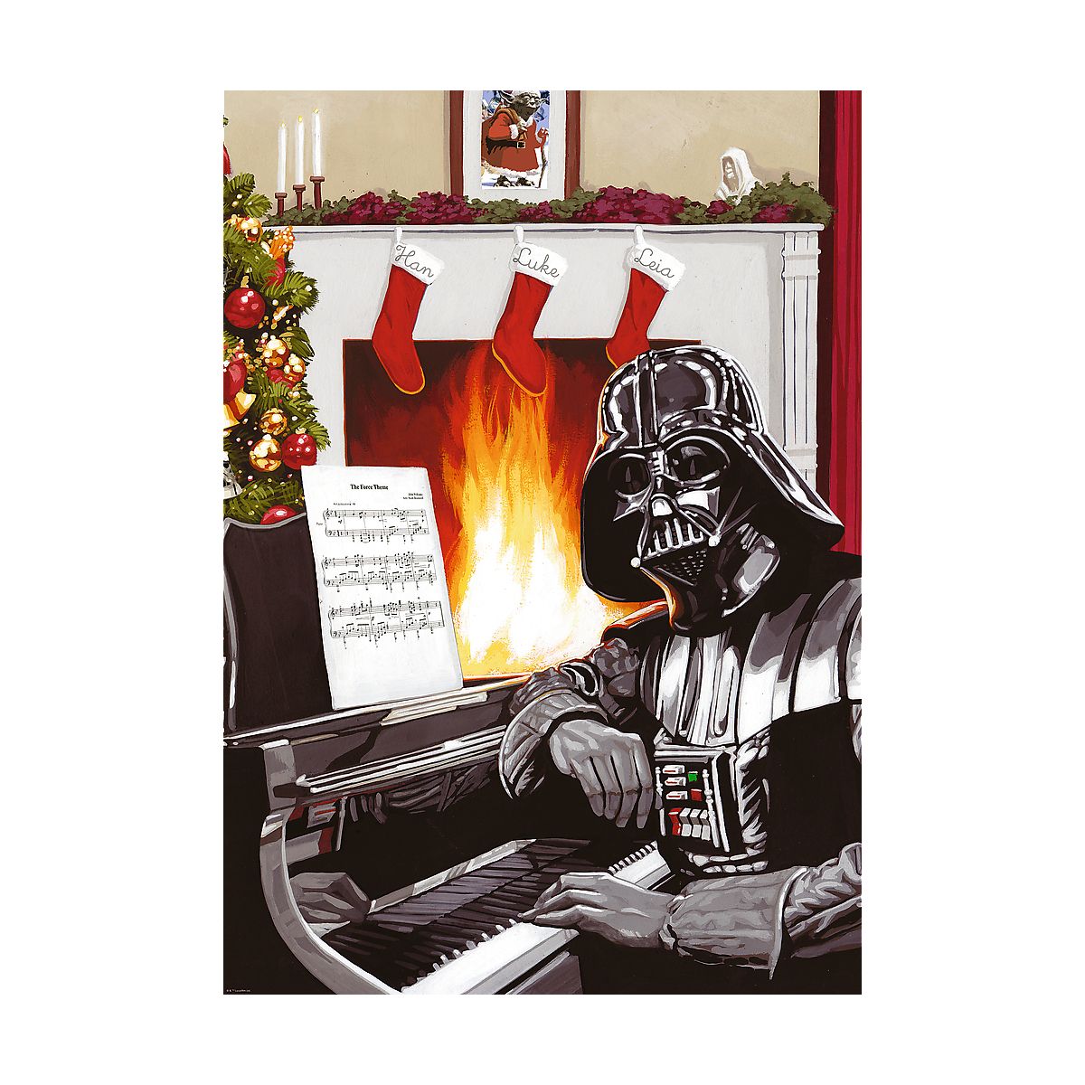Puzzle Xmass Święta z Darth Vader 1000 el. Trefl (12085)