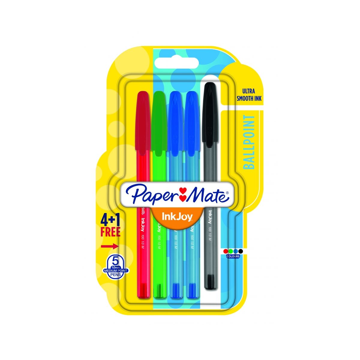 Długopis INKJOY 1956735 mix 0,3mm Paper Mate (mix 5 szt)