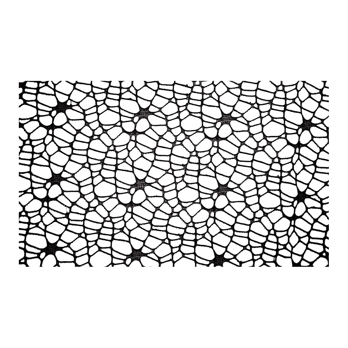 Ozdoba materiałowa Craft-Fun Series siatka koronkowa czarna Titanum (25CR0331-18)