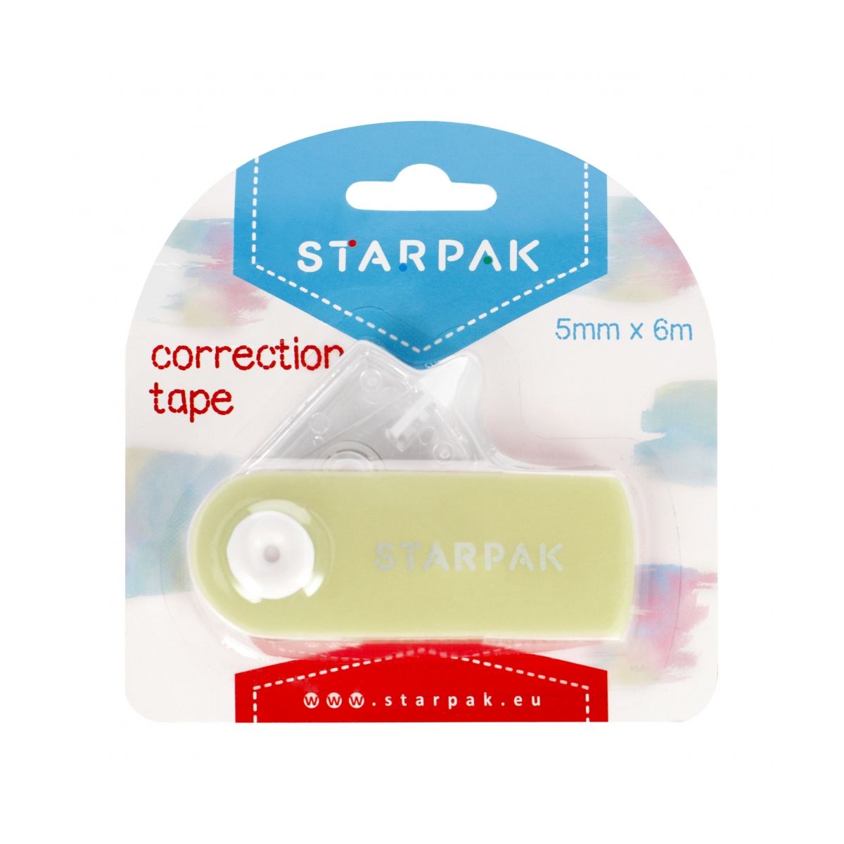 Korektor w taśmie (myszka) 5x6 [mm*m] Starpak (507201)