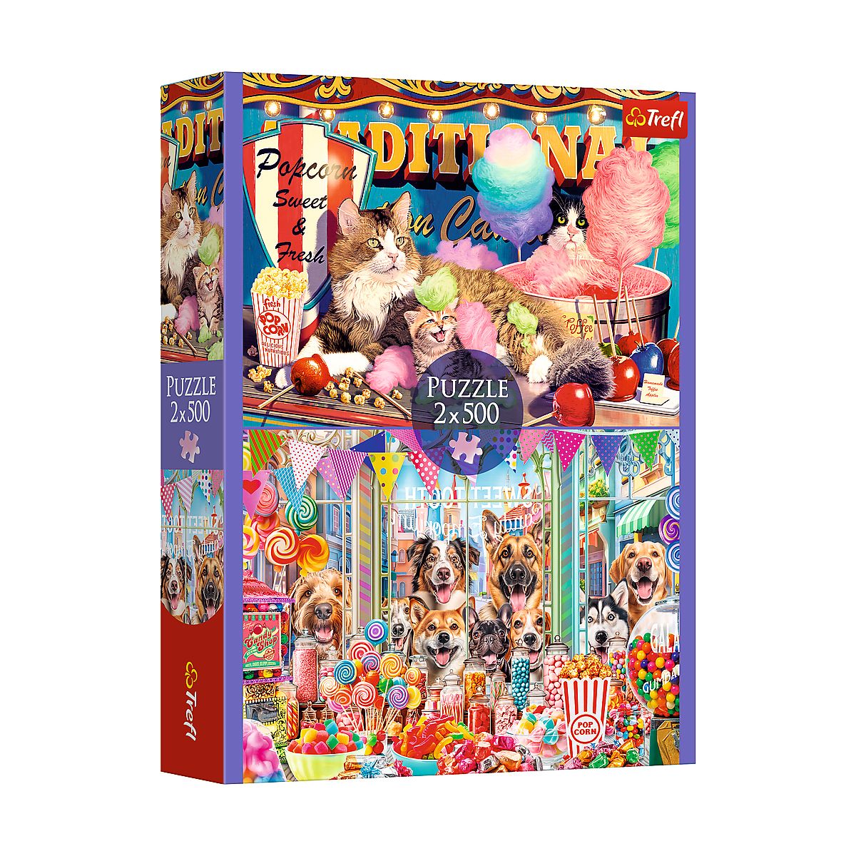 Puzzle Puszyści przyjaciele 2x500 el. Trefl (37495)