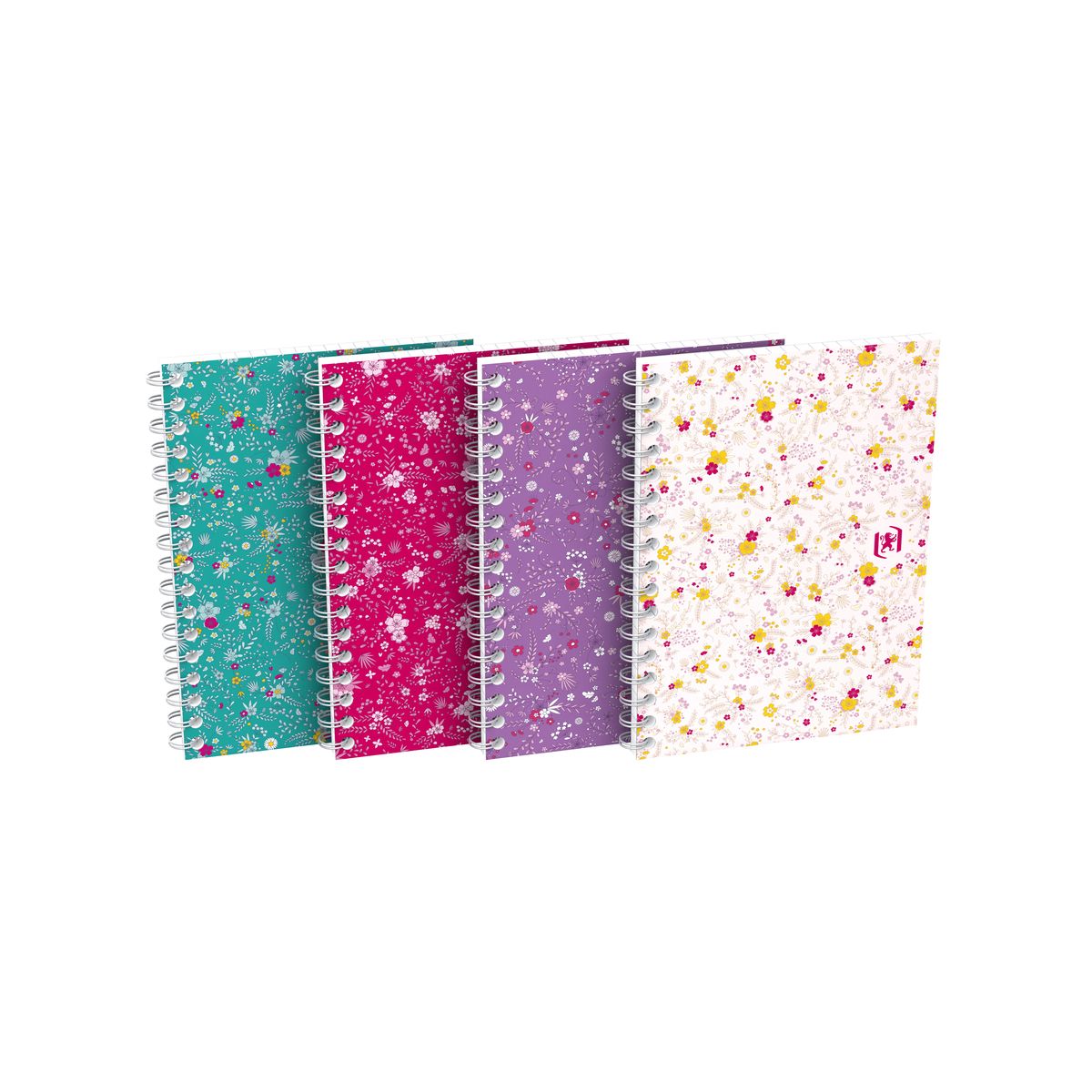 Kołozeszyt (kołonotatnik) Floral A6 50k. 90g krata Oxford (400094826)