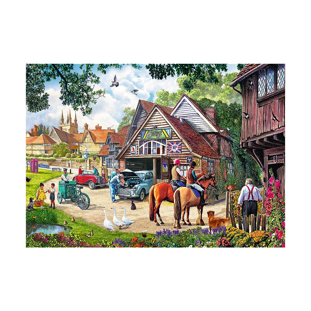 Puzzle Trefl Sielankowe życie 2x500 el. (37494)