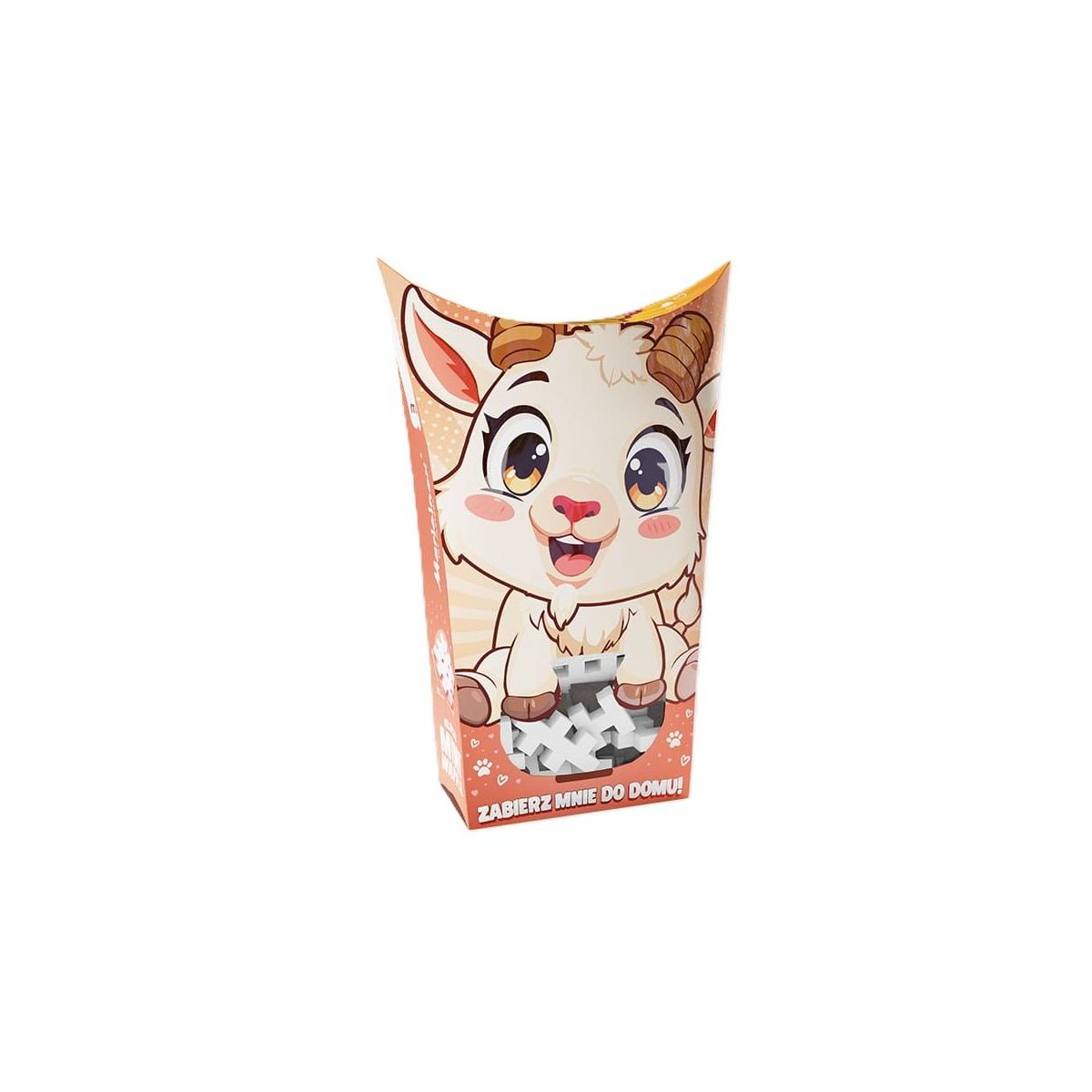 Klocki konstrukcyjne Mini Waffle Pocket Pets Koziołek Marioinex (	 5903033906941)