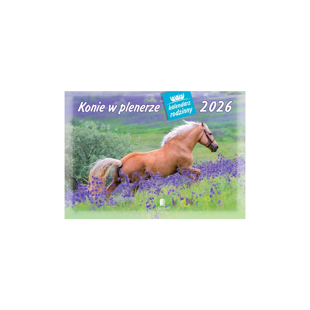 Kalendarz ścienny (401000) k:2915-377 konie w plenerze rodzinny 280mm x 200mm Lucrum (WL10)