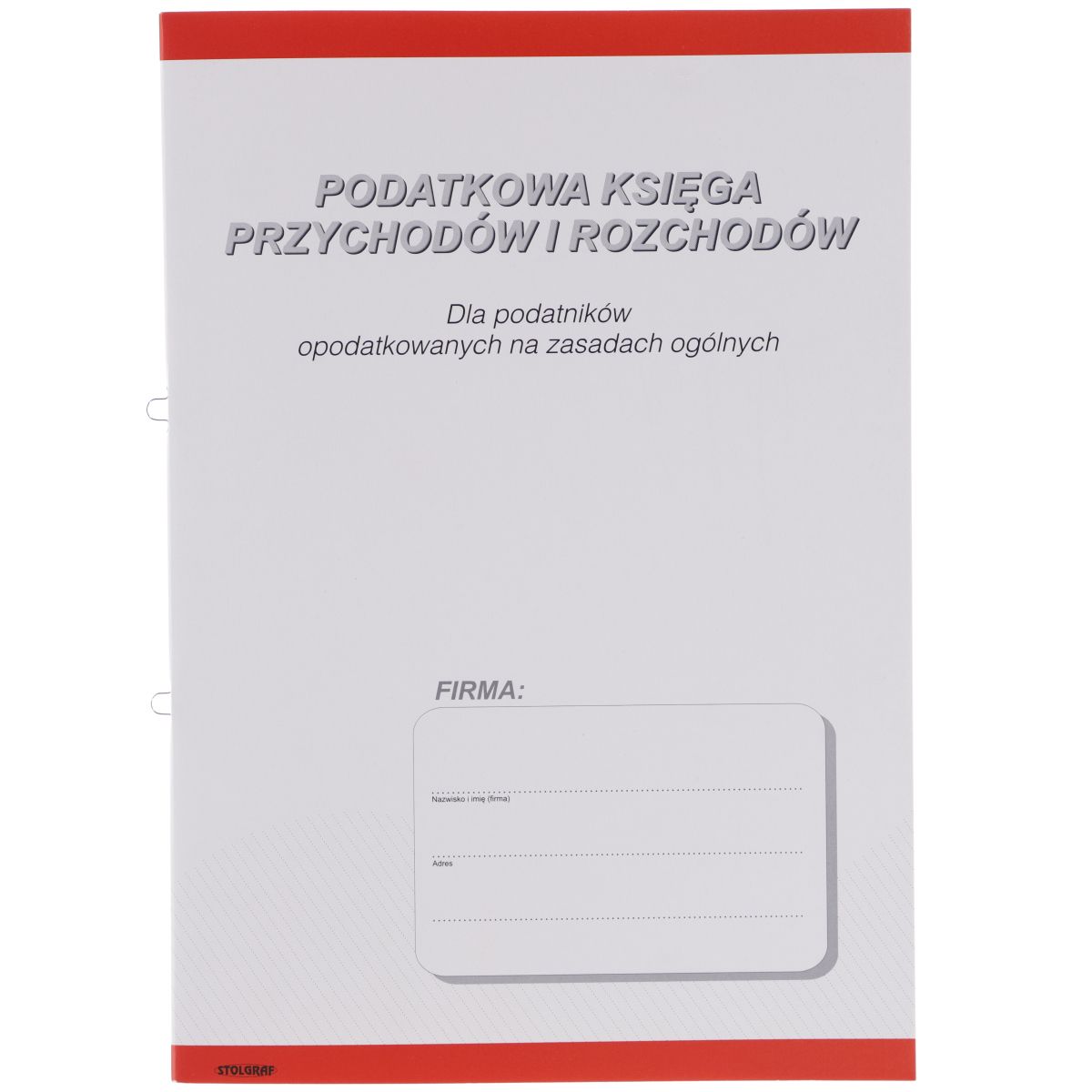 Druk offsetowy Stolgraf Podatkowa księga przychodów / rozchodów A4 A4 18k. (P46)