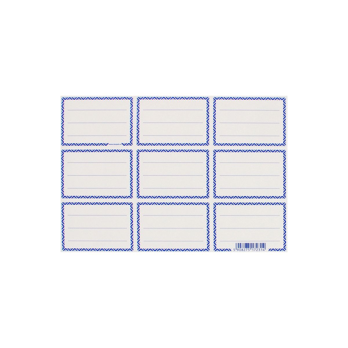 Naklejka na zeszyt Frame 1 [mm:] 165x110 Starpak (494476)