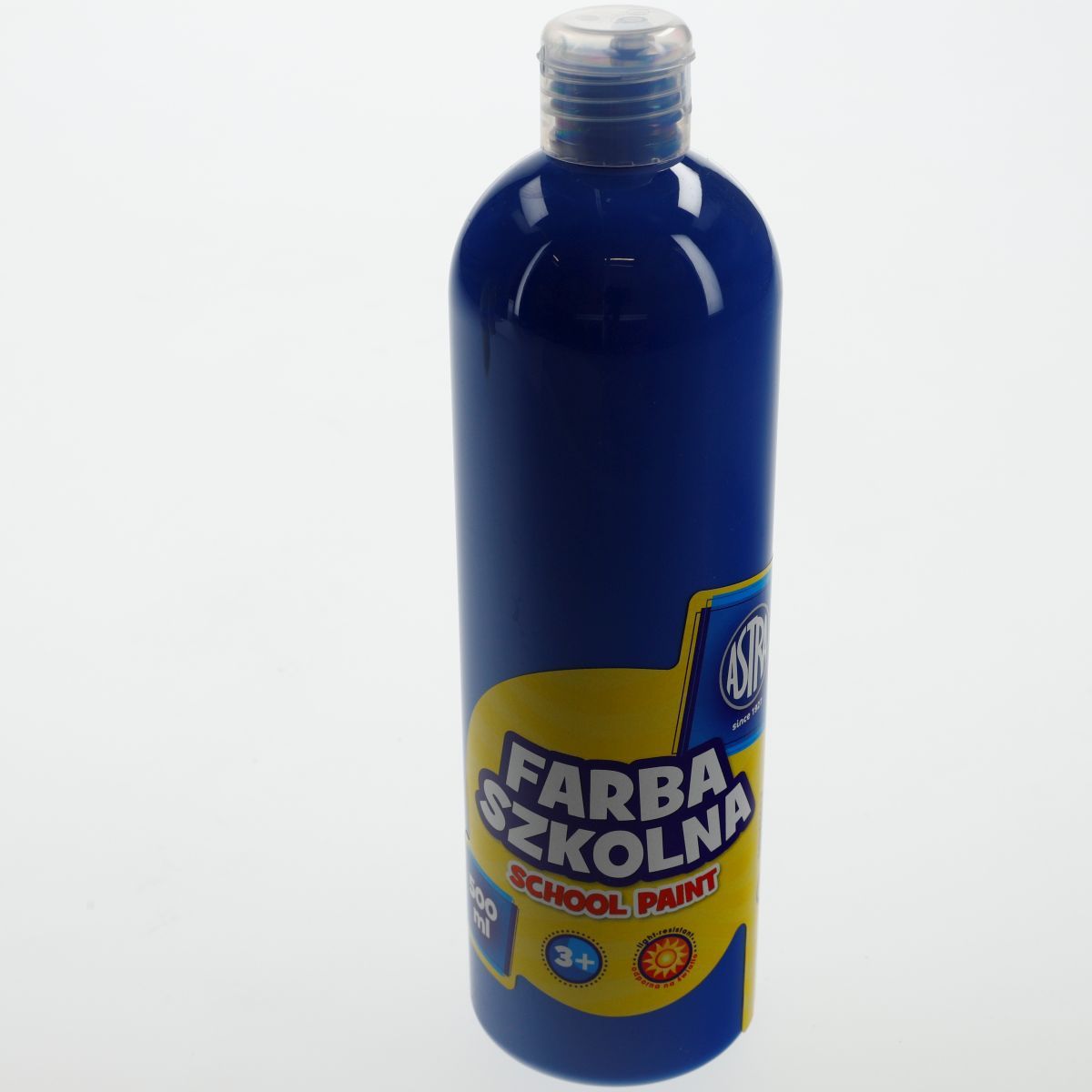 Farby plakatowe Astra kolor: niebieski ciemny 500ml 1 kolor.