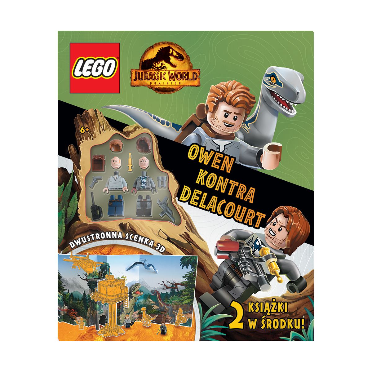 Książka dla dzieci Ameet LEGO® Jurassic World™. Owen kontra Delacourt (PPS6002)