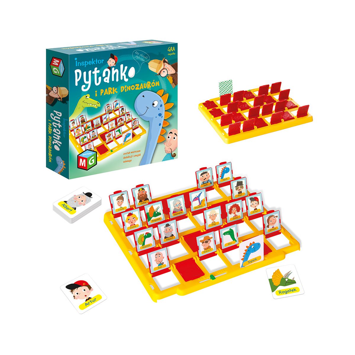 Gra edukacyjna Multigra Inspektor Pytanko PARK DINOZAURÓW