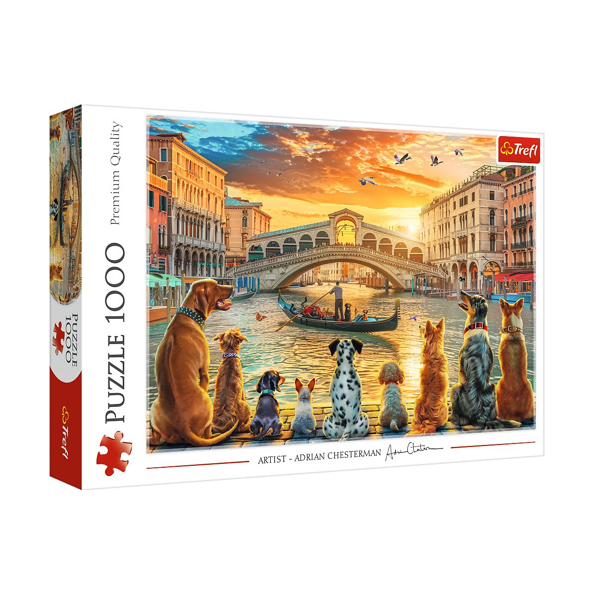 Puzzle Pieski w Wenwcji 1000 el. Trefl (10944)
