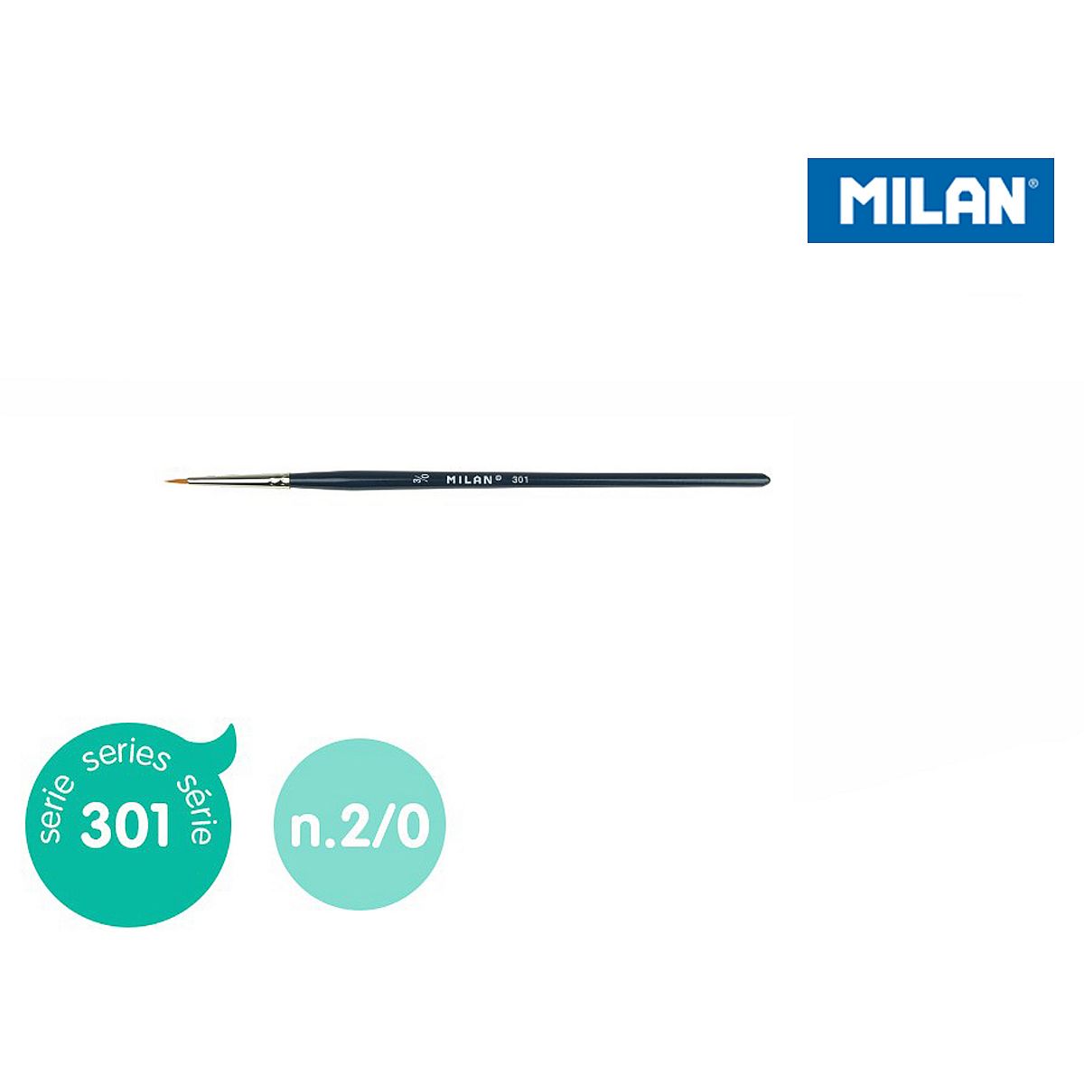 Pędzel nr 2/0 Milan (80356/12)
