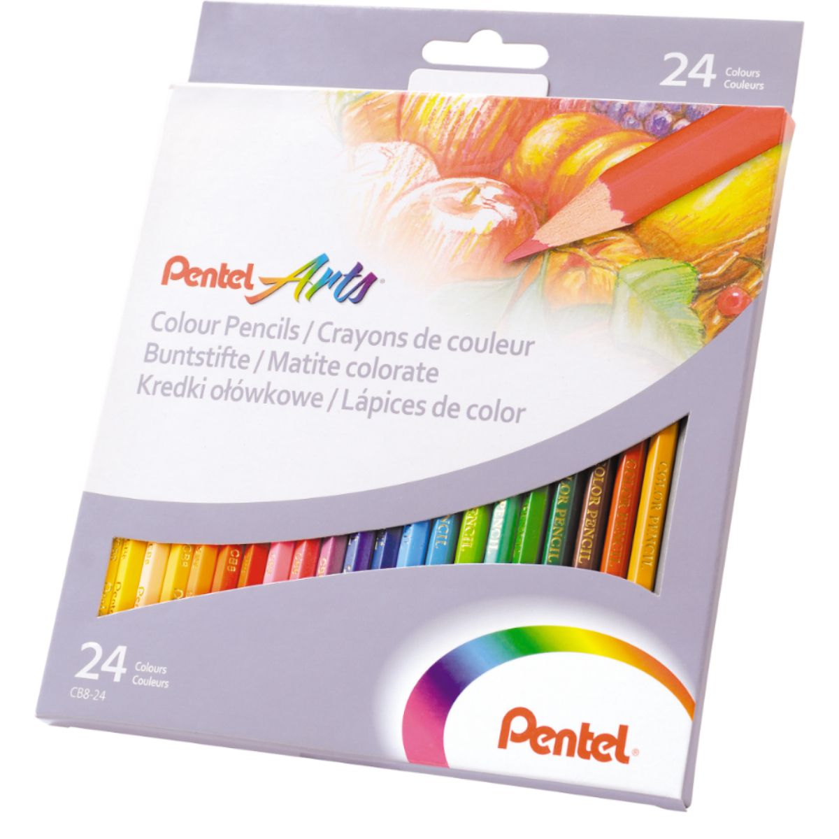 Zestaw pastele Pentel PTS15/BN15 pastele + długopis żelowy