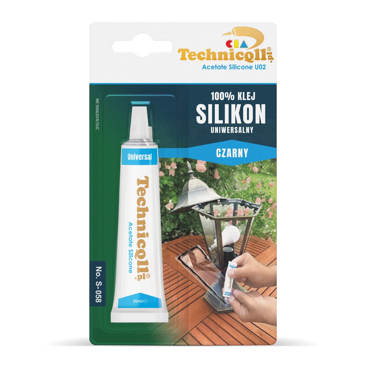 Klej w tubie Technicqll silikon 20ml (S-072)