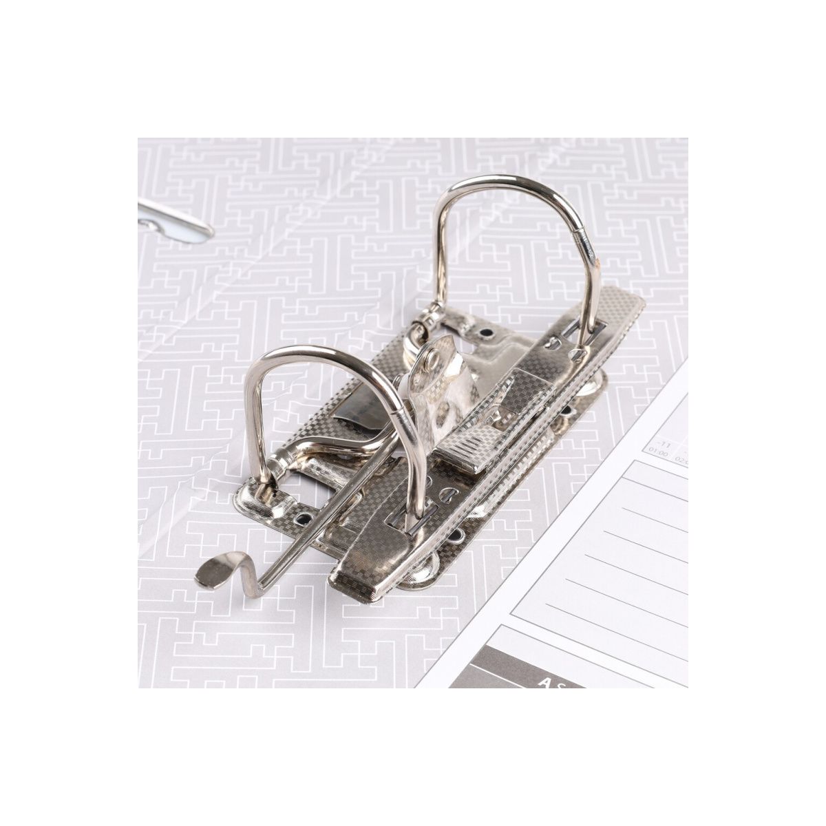 Segregator dźwigniowy z szyną A4 75mm zielony Basic (21024221-02)