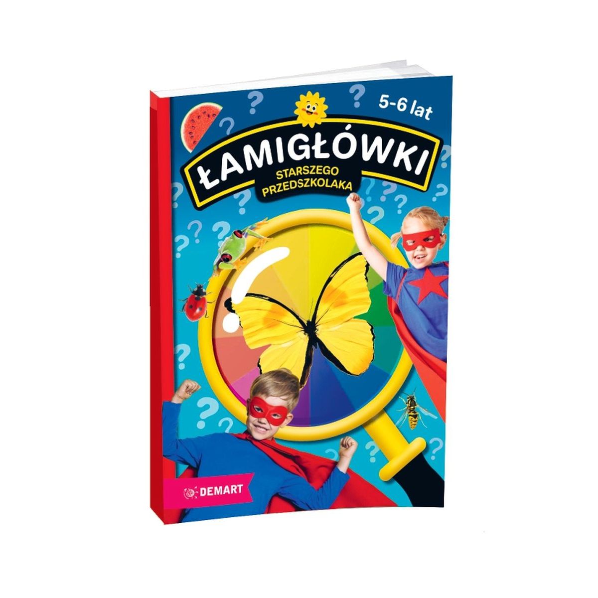 Książeczka edukacyjna Demart Łamigłówki starszego przedszkolaka. Wiek 5-6 lat dzień w roku dla dzieci 2-6 lat