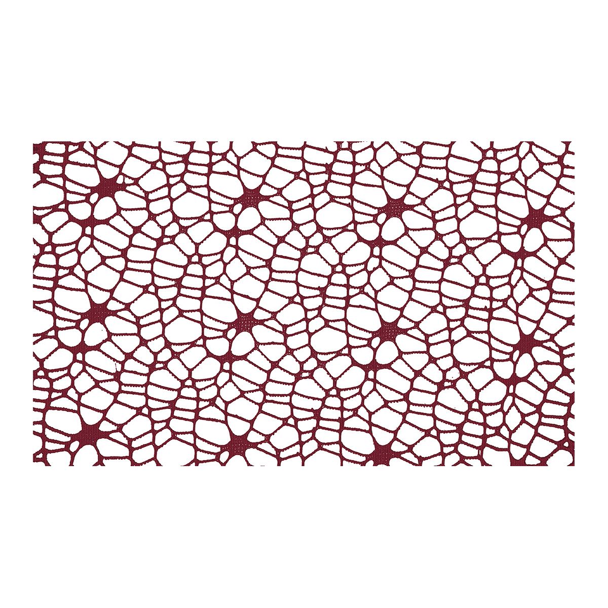 Ozdoba materiałowa Craft-Fun Series siatka koronkowa ciemnoczerwona Titanum (25CR0331-19)