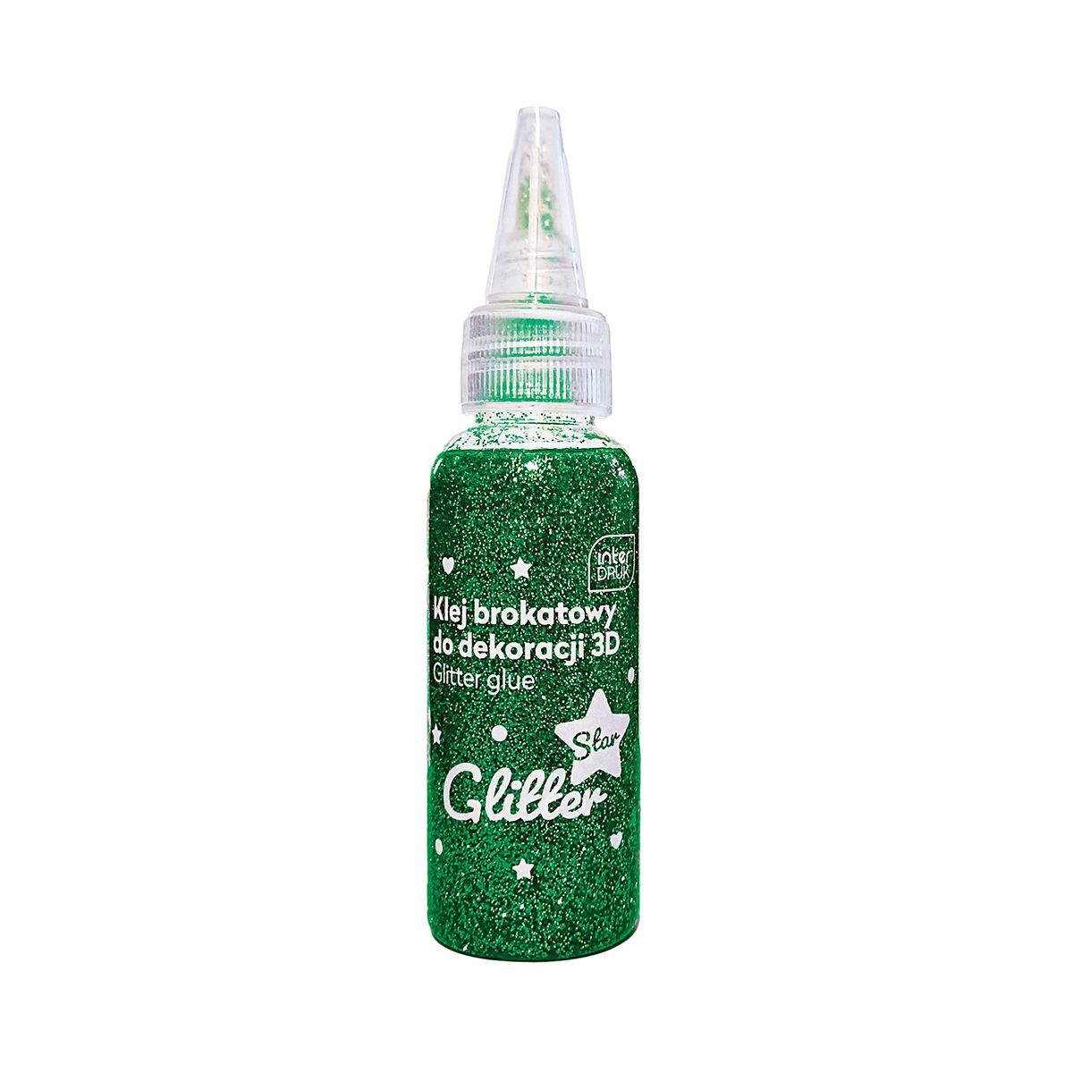 Klej artystyczny STAR brokatowy 3D 5902277337108 50ml Interdruk (50ml)
