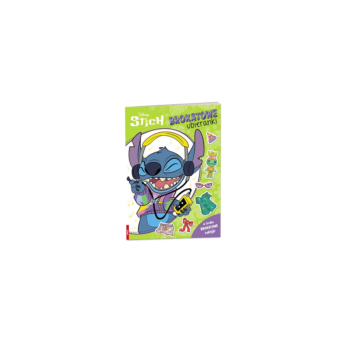 Książeczka edukacyjna Stich. Brokatowe Ubieranki Ameet (SDLB 9109)