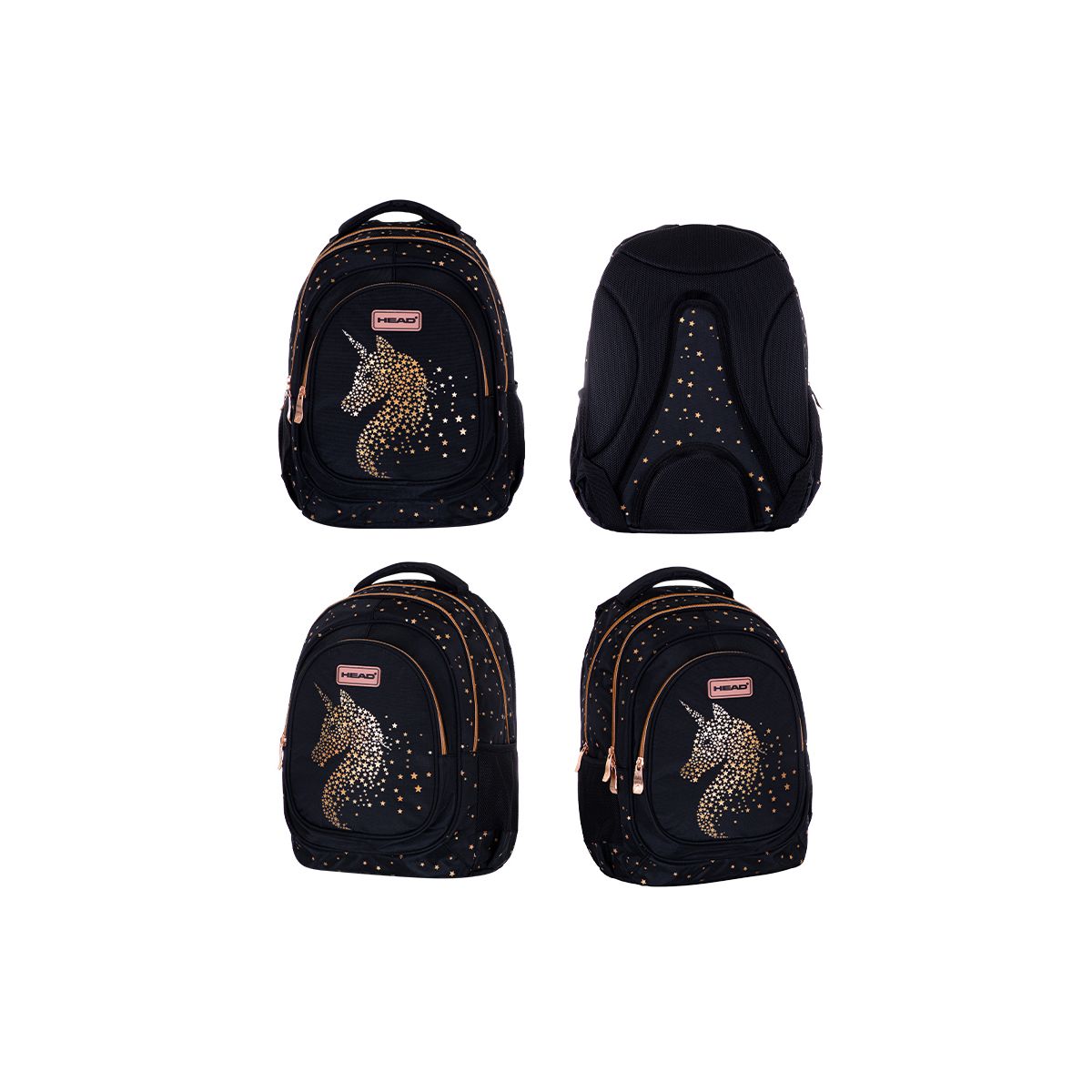 Plecak Golden effect classy gold Head (502023084)