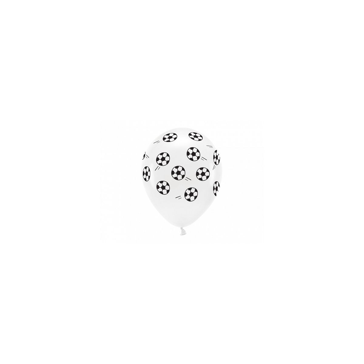 Balon gumowy Partydeco Eco pastelowe, Piłki biała 330mm (ECO33P-203-008-6)