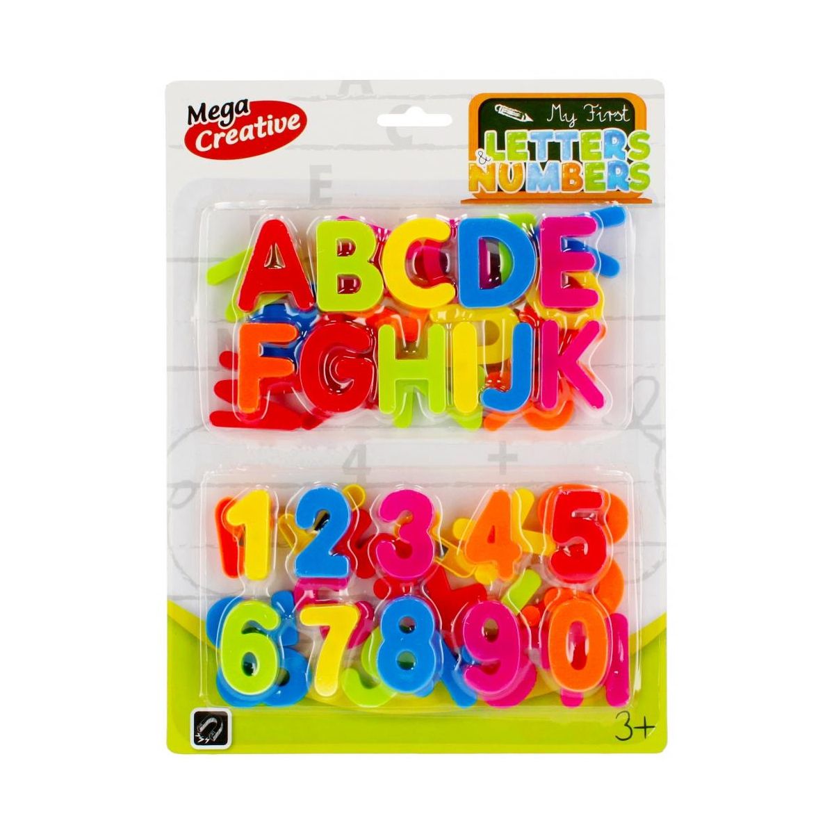Magnes literki cyferki mix Mega Creative (462721)