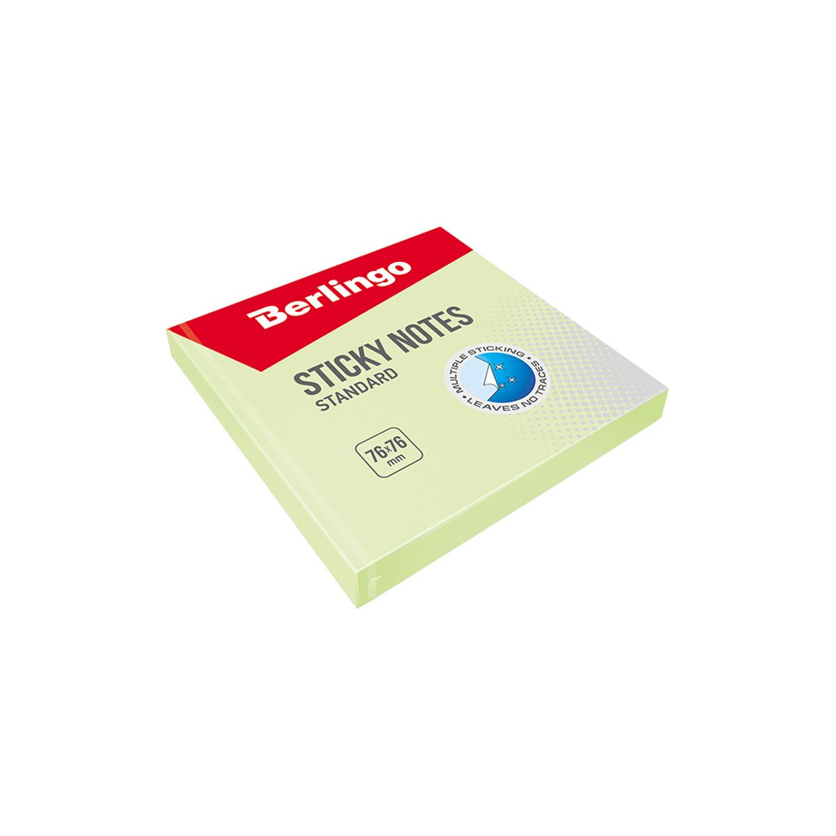Notes samoprzylepny (karteczki) zielony 100k [mm:] 76x76 Berlingo (4260107473596)