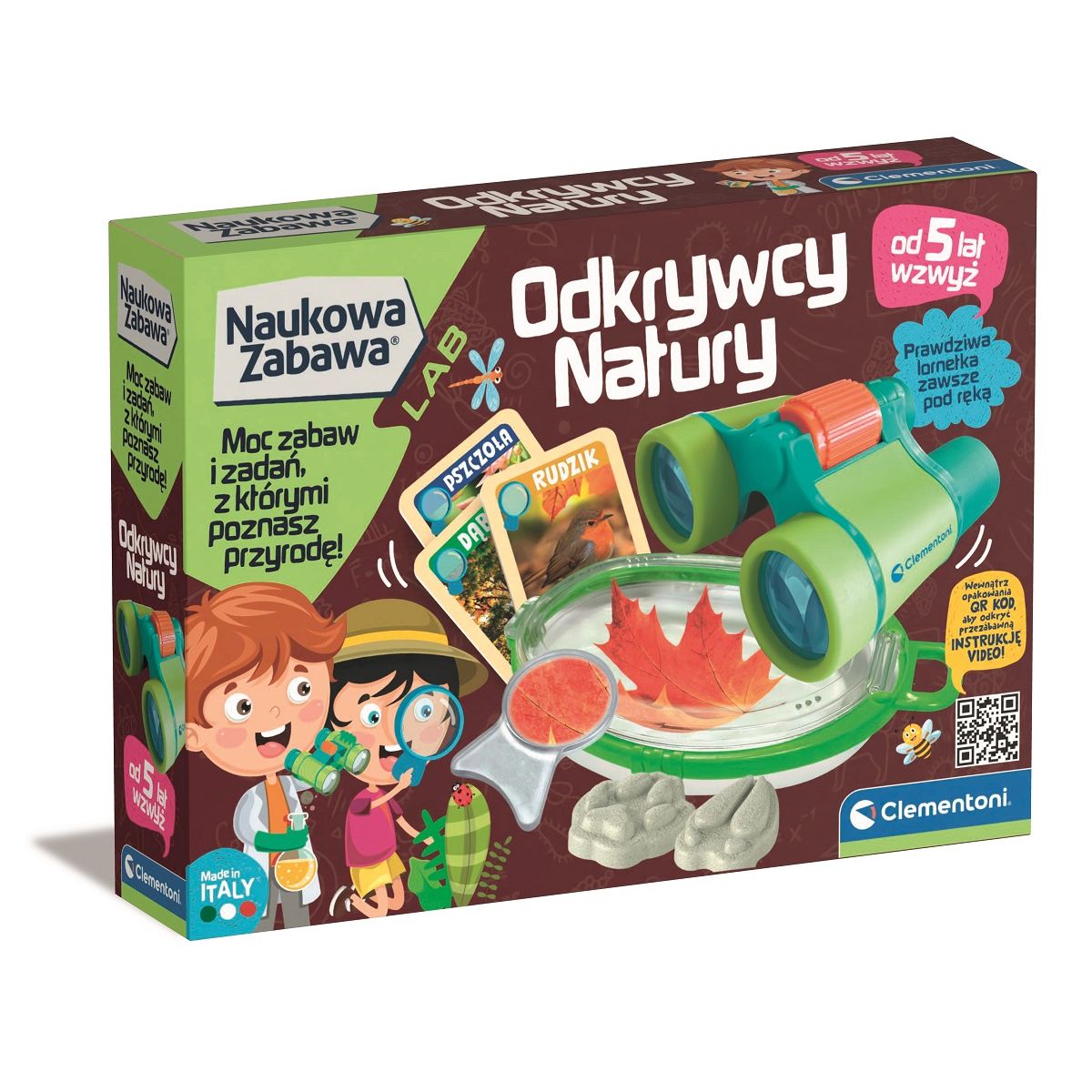 Zestaw kreatywny dla dzieci Naukowa Zabawa Odkrywcy natury Clementoni