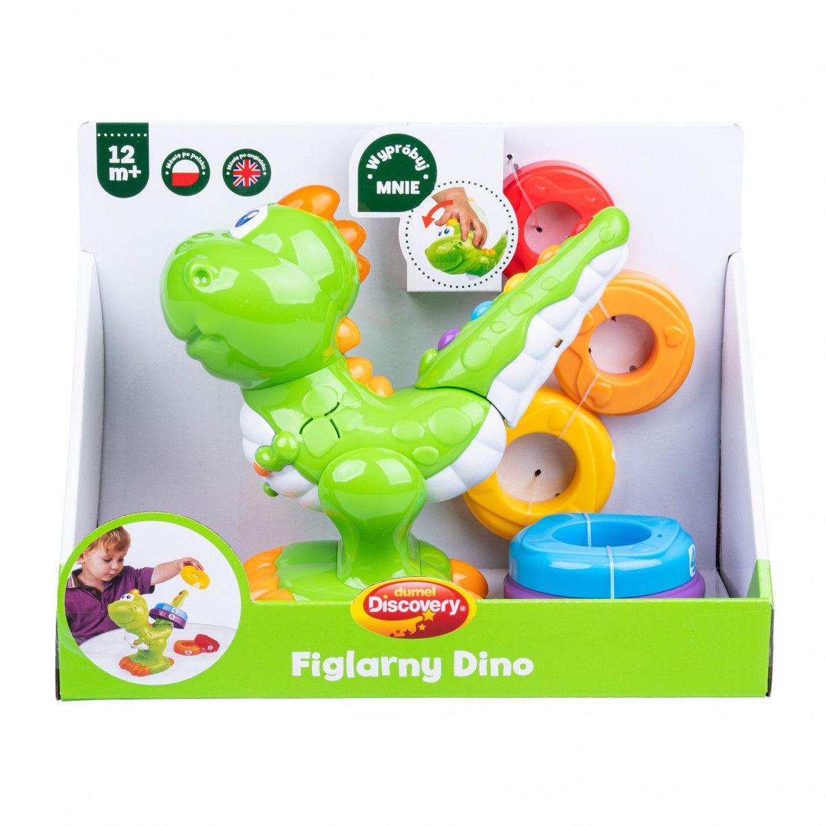 Zabawka edukacyjna Discovery FIGLARNY DINO (DD42797)