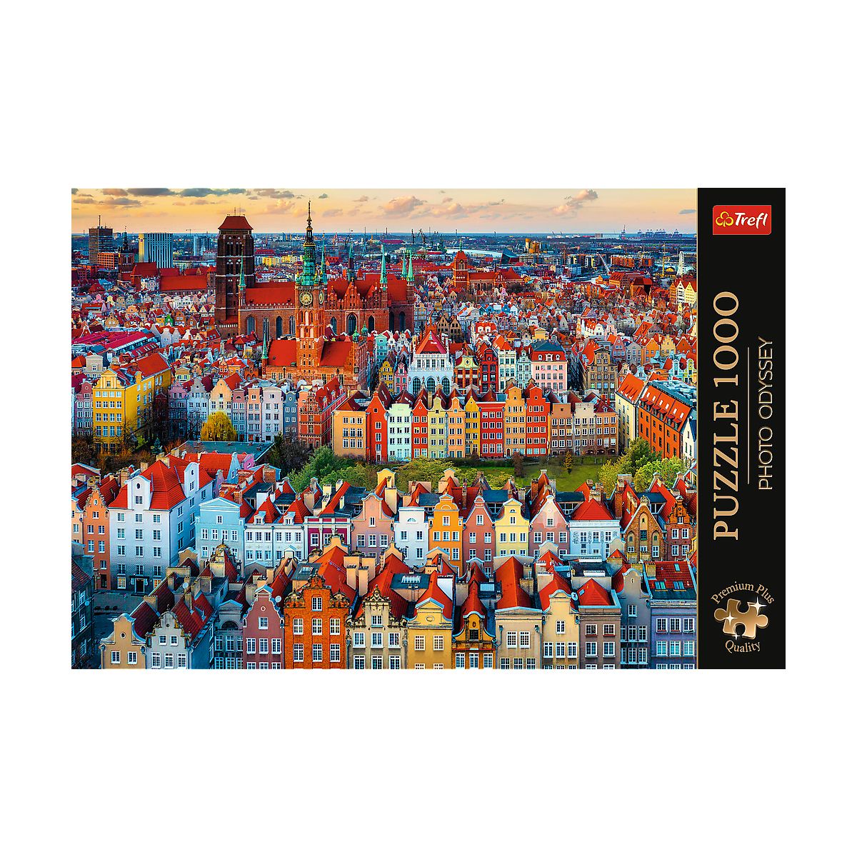 Puzzle Premium Plus Widok na Gdańsk 1000 el. Trefl (10856)