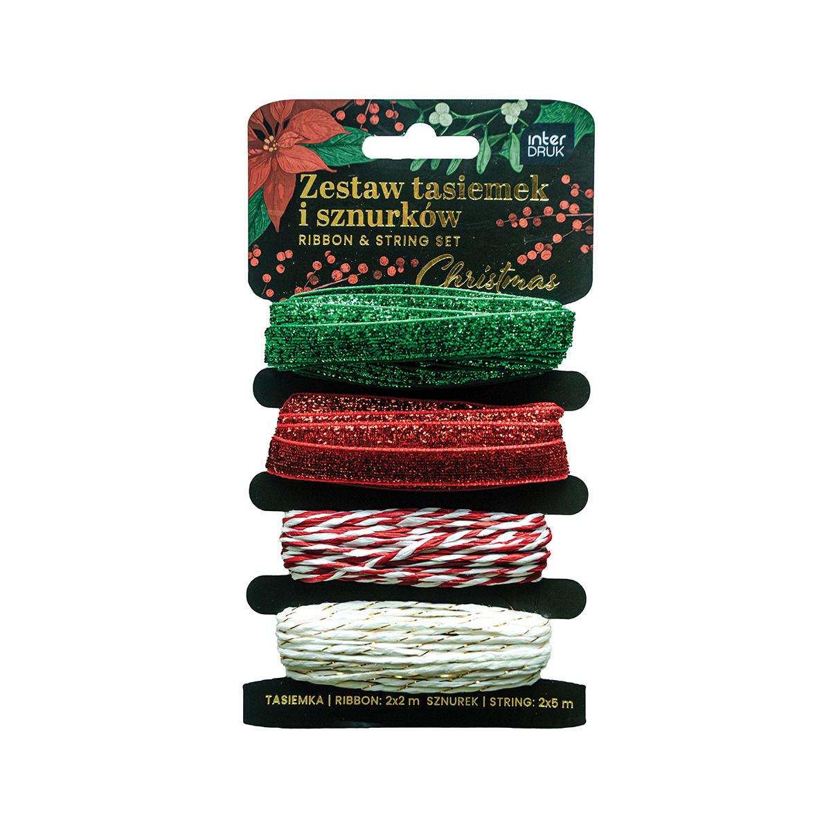 Tasiemka CHRISTMAS 5902277354181 mix Interdruk (2X2M)