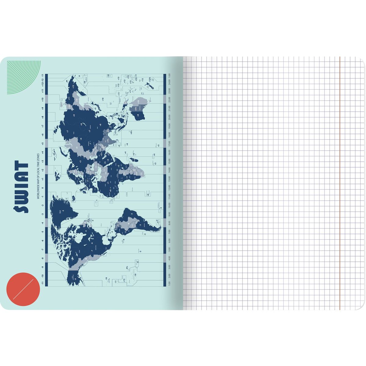 Zeszyt TOP-2000 geografia A5 60k. 70g krata (400169461)