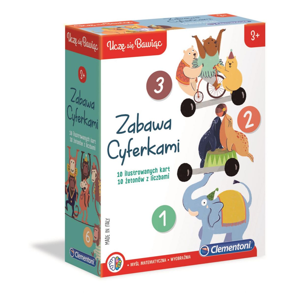 Gra edukacyjna Zabawa z cyferkami Clementoni (50090)