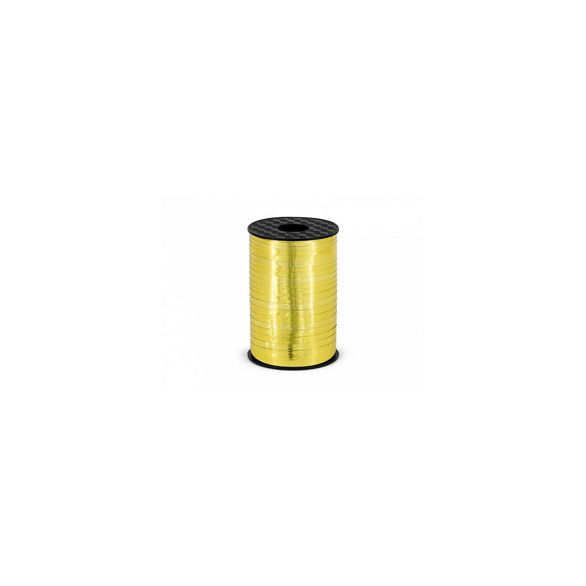 Wstążka plastikowa, złoty, 5mm/225m 5x225 [mm x m] złoty Partydeco (PRM5-019)