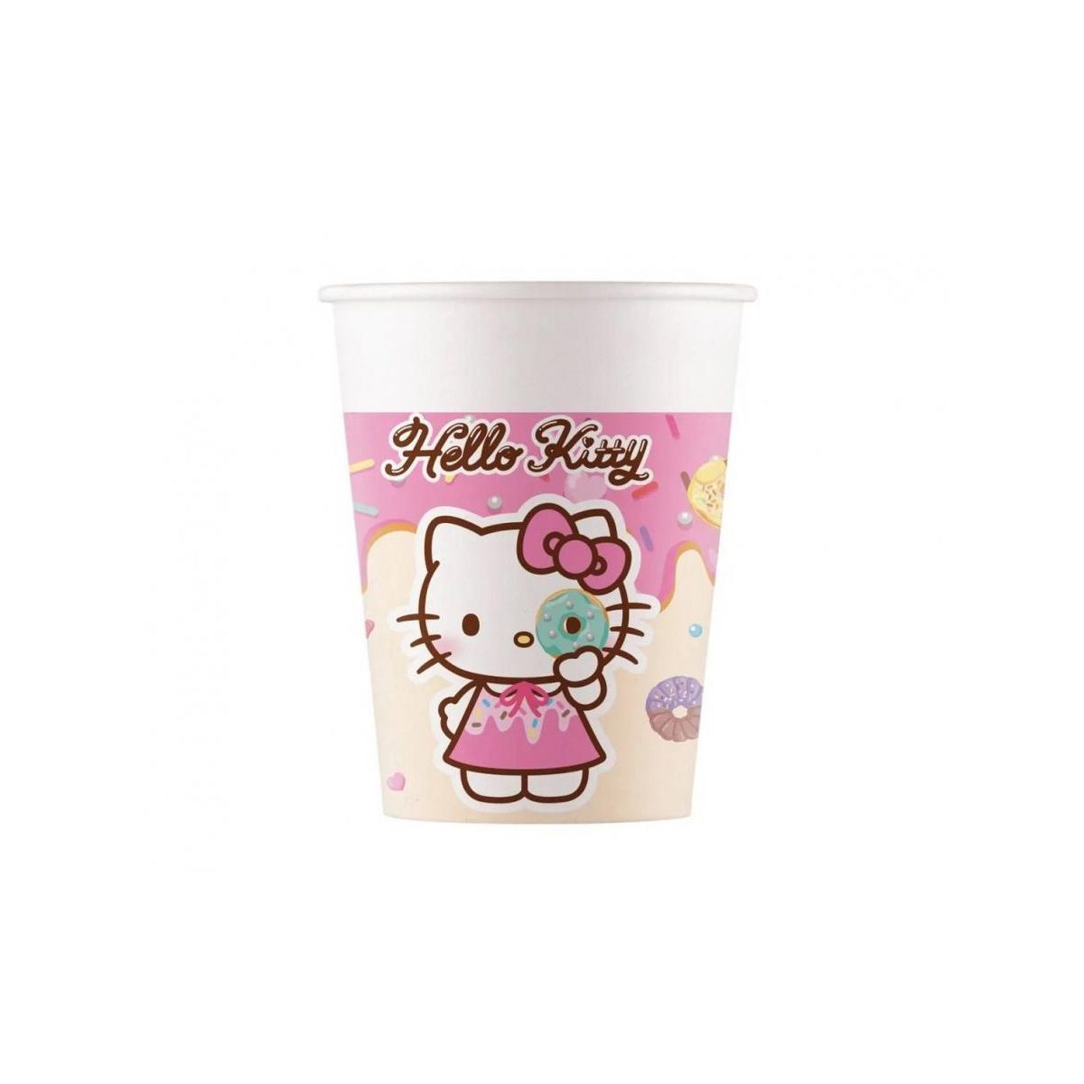 Kubek jednorazowy Hello Kitty and Kuromi papier 200ml Godan (98233)