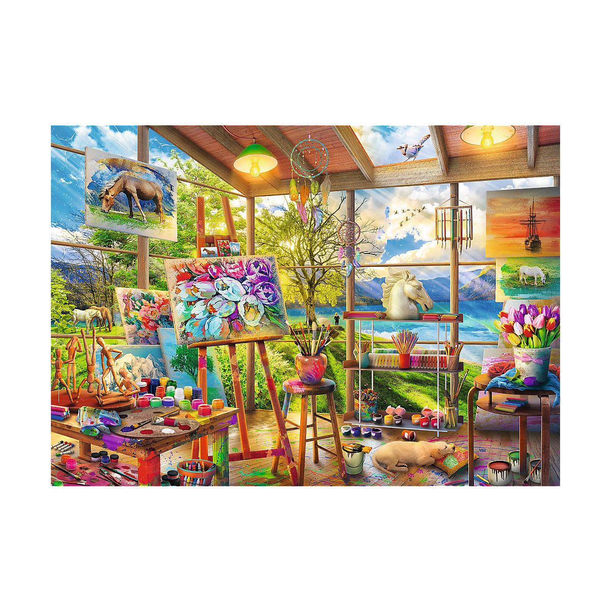 Puzzle Sztuka malowania 2x500 el. Trefl (37530)