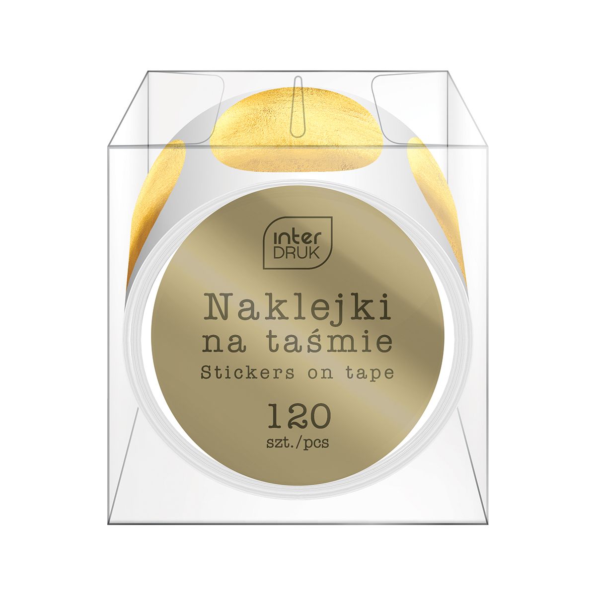 Naklejka (nalepka) Interdruk GLAM na taśmie (120szt)