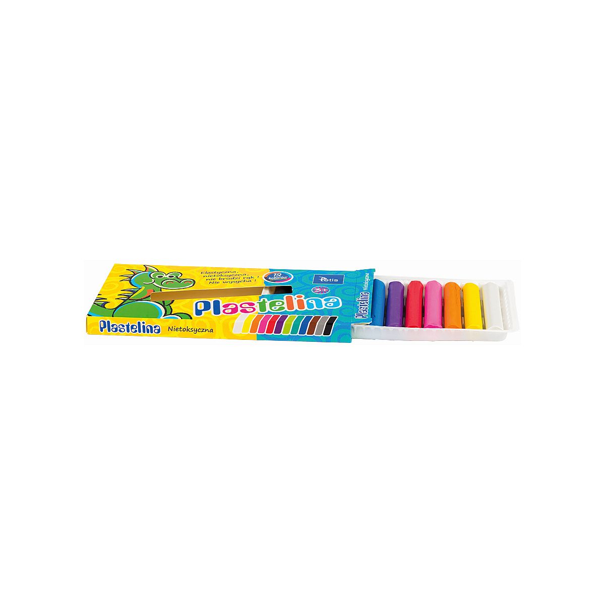 Plastelina 12 kol. mix 15g Tetis (KP001-D)