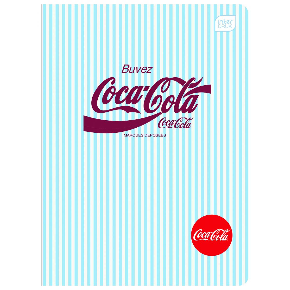 Zeszyt Interdruk SOFT TOUCH COCA COLA A5 80k. 70g krata