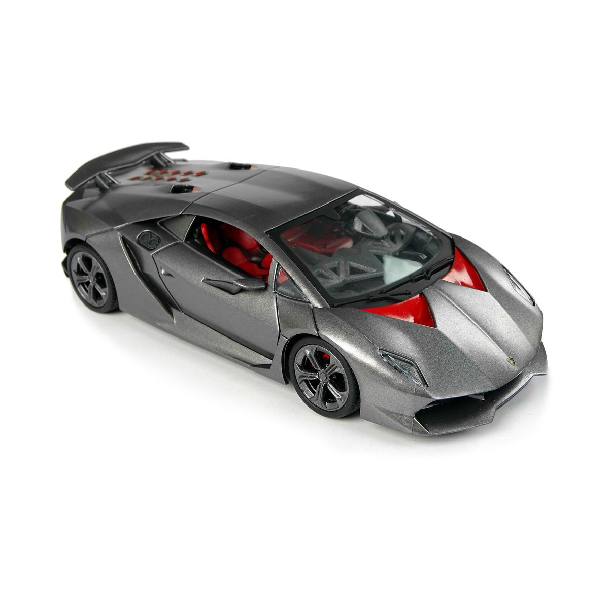 Samochód Lean R/C 1:24 Lamborghini Srebrne 2.4 G Światła (9737)