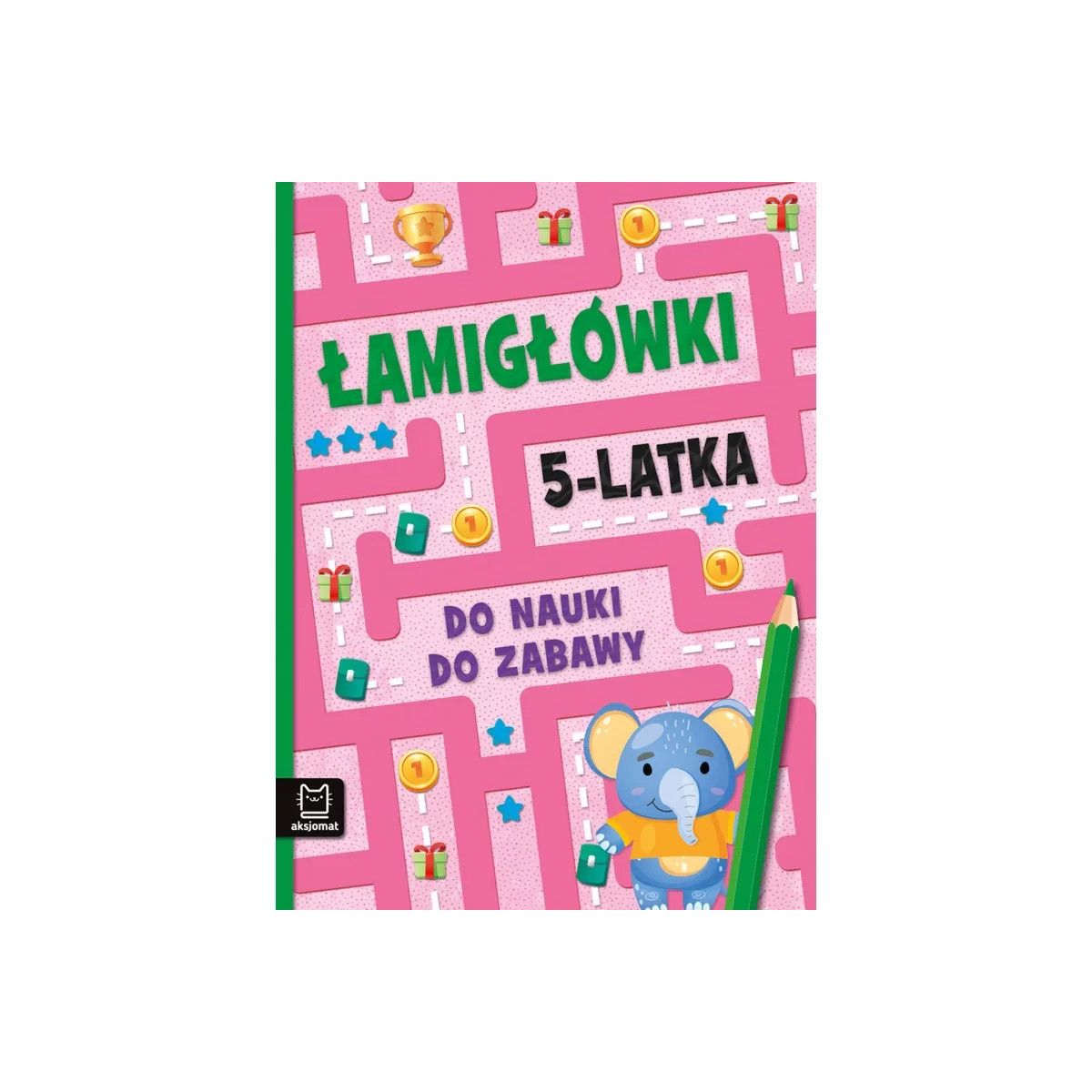 Książka dla dzieci Łamigłówki 5-latka. Do nauki do zabawy